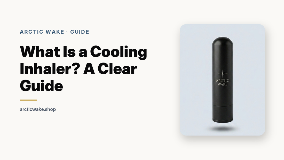 What is a cooling inhaler, illustrated guide card