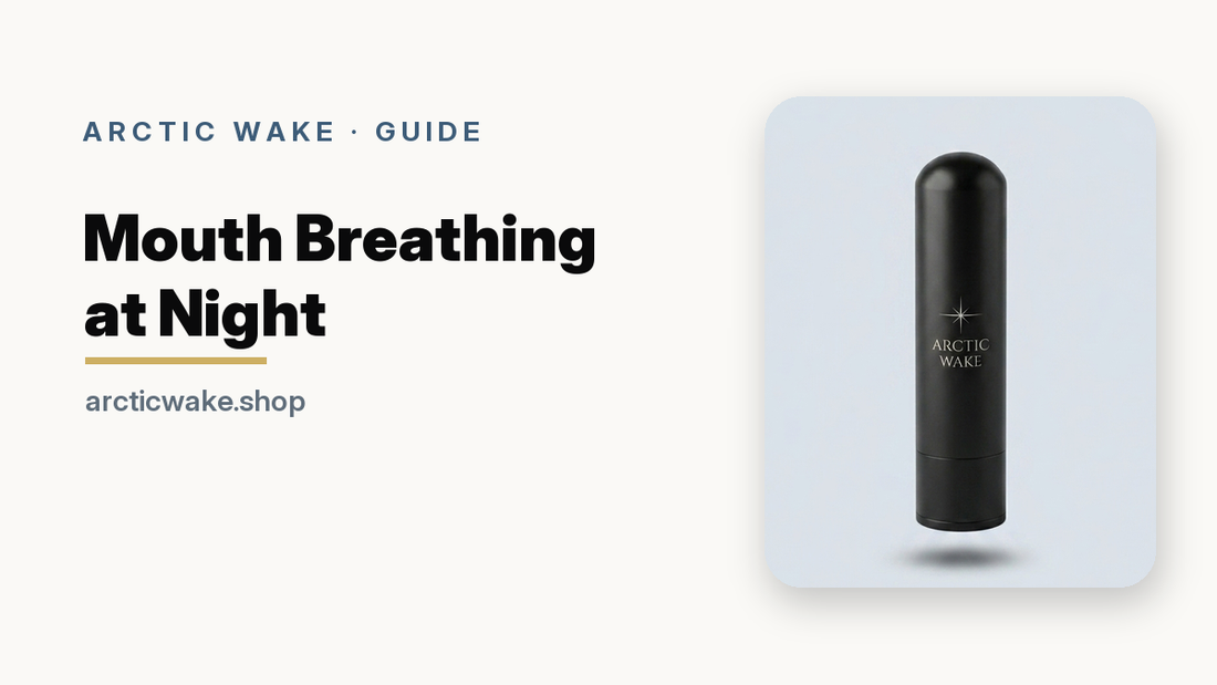 How to Stop Mouth Breathing at Night. Arctic Wake guide card