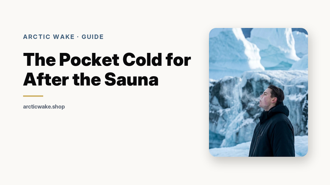 The pocket cold for after the sauna, guide card